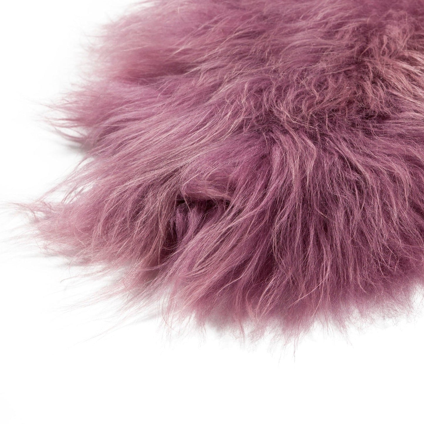 Schapenvacht IJslands | Donkerroze | 100 x 65cm