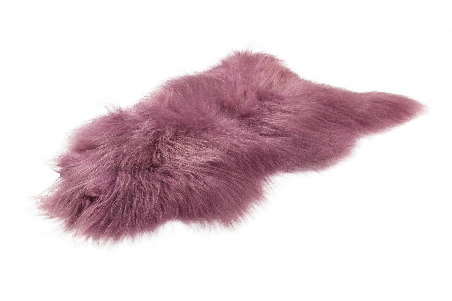 Schapenvacht IJslands | Donkerroze | 100 x 65cm