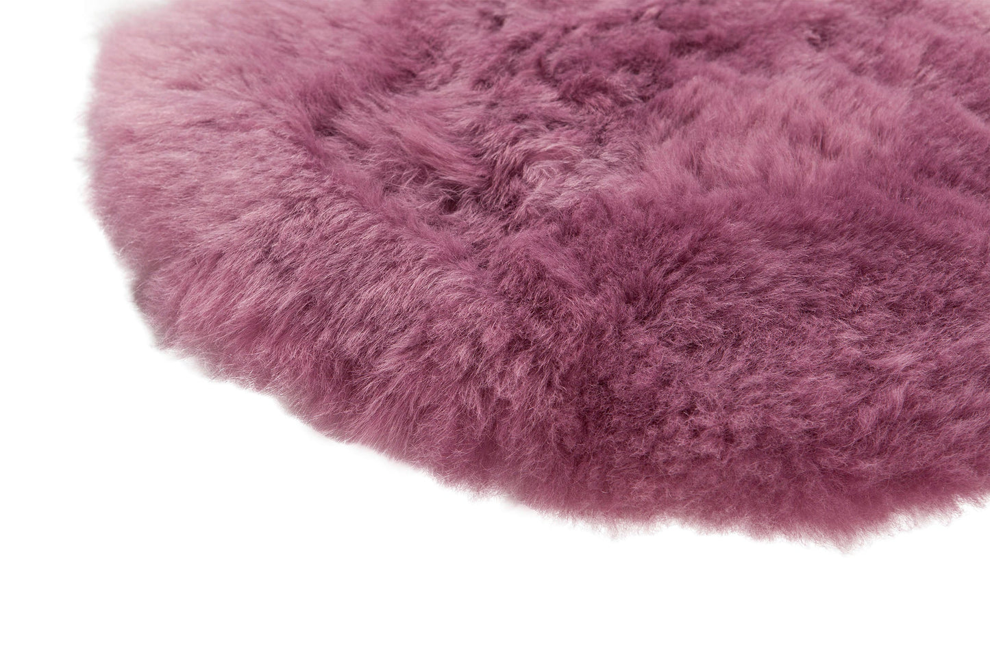 Schapenvacht IJslands | Donkerroze kort | 100 x 65cm