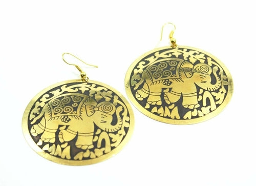 Traveling Elephant Earrings