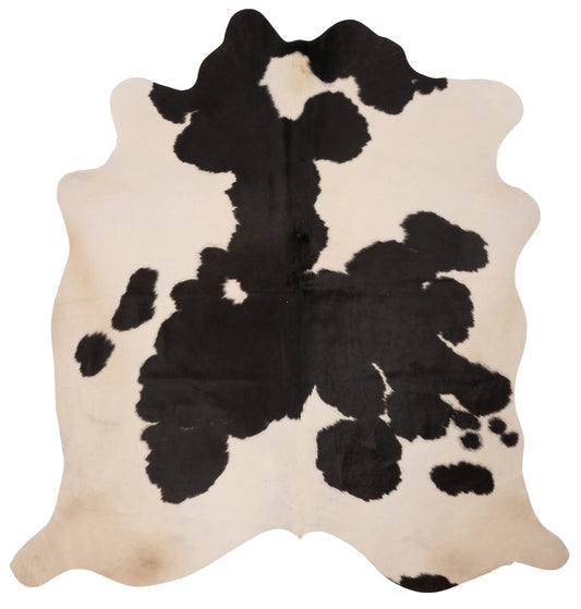 K827 | Unieke Koeienhuid XL | Zwart-wit | ca.210 x 180cm