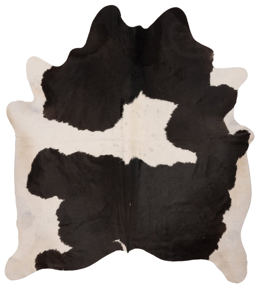 K831 | Unieke Koeienhuid XL | Zwart-wit | ca.210 x 180cm