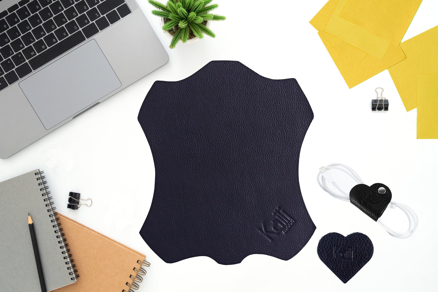 K0044AB | Sottomano da Scrivania in Vera Pelle pieno fiore con grana