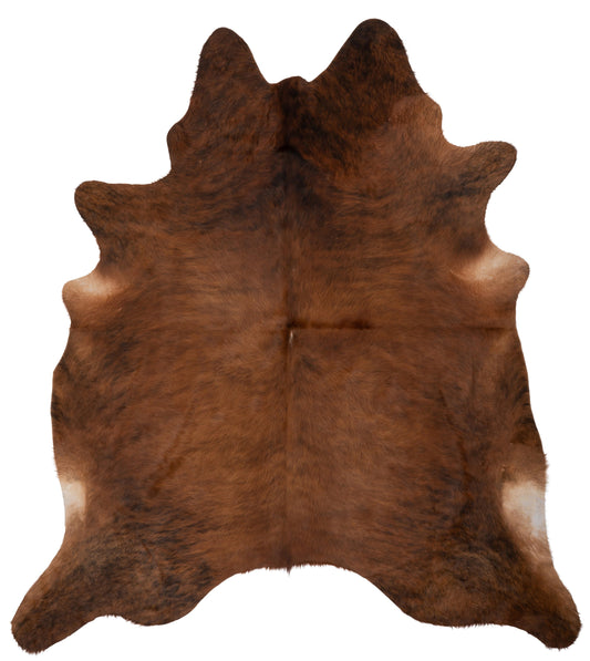 K077 | Unieke Koeienhuid XL | Bruin | ca. 210 x 180cm