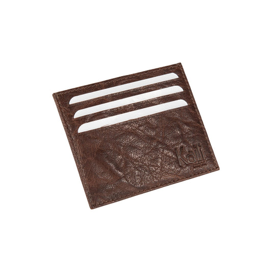 K10616BB | Porta Carte di Credito in Vera Pelle pieno fiore, volanata.