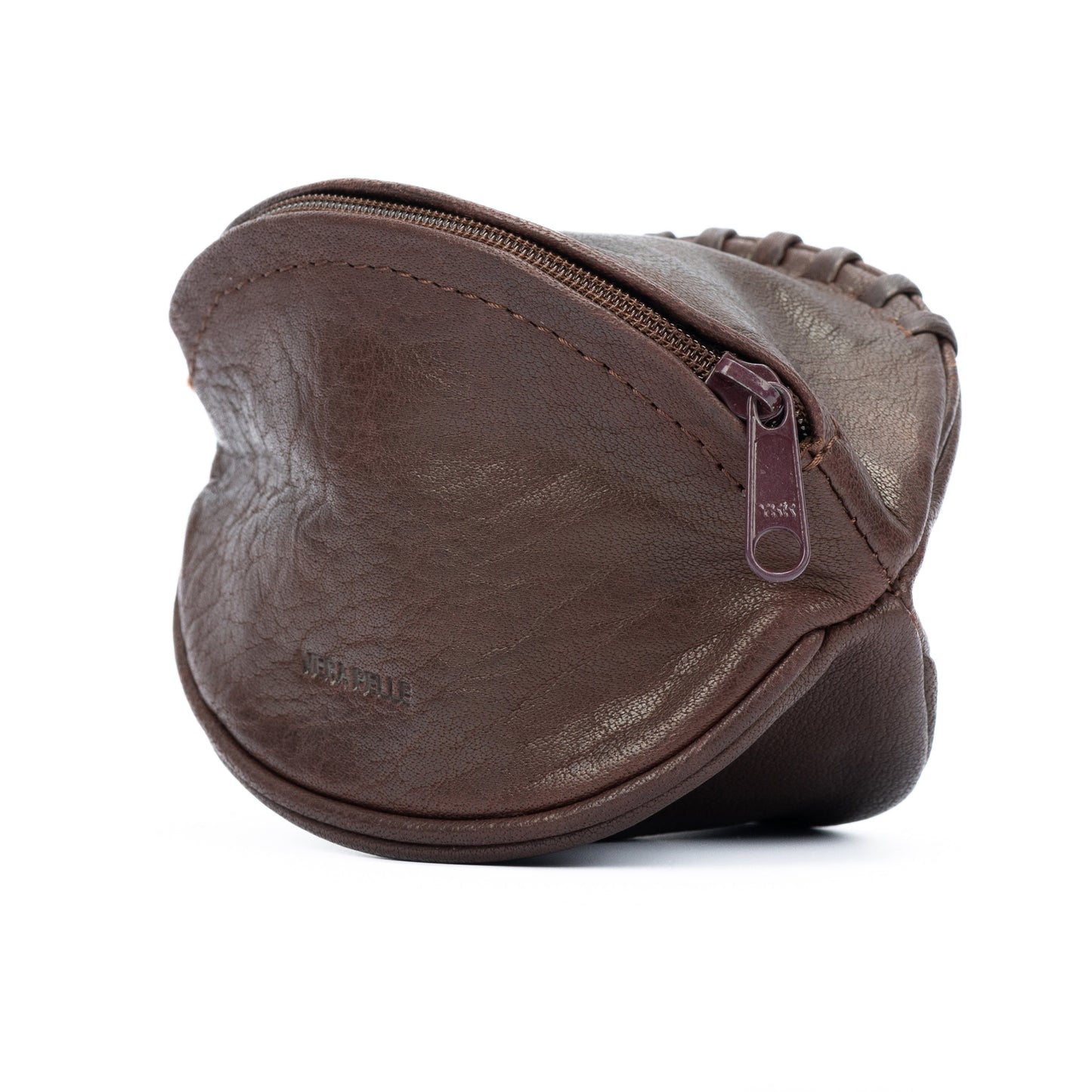 K10655BB | Mini Pochette/Portachiavi in Vera Pelle pieno fiore,