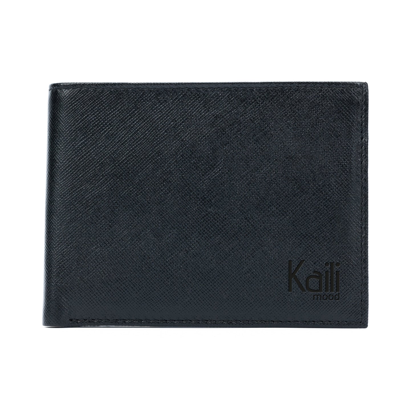 K10812AB | Portafogli Uomo in Saffiano Vera Pelle. Colore Nero. 8
