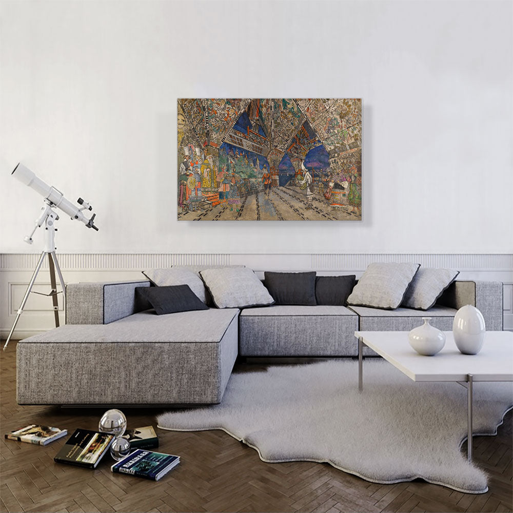 Stage Design For Le Coq D'or