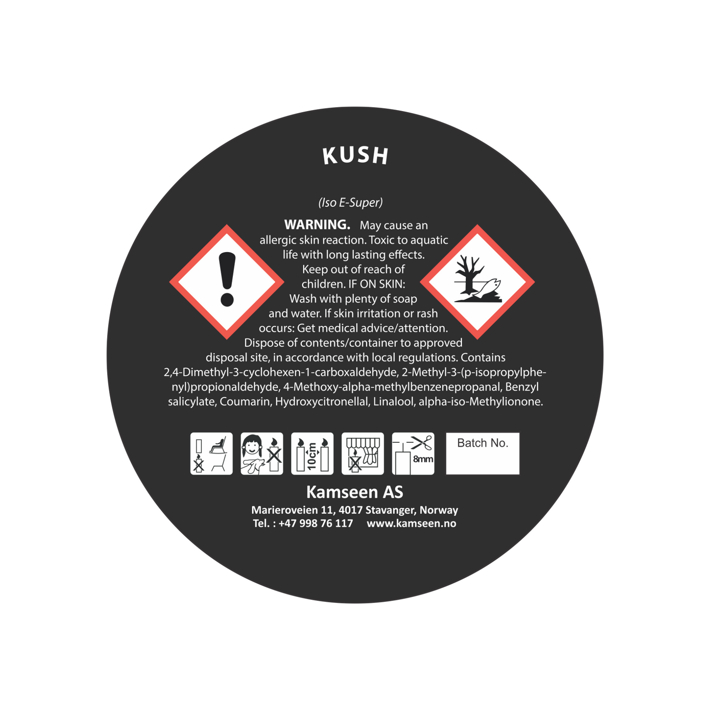 DUFTLYS KUSH- Grønn blader, kokos & tonka