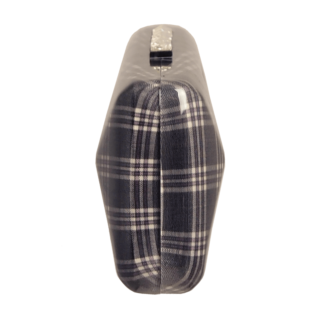 Minaudière in Navy Glen Plaid