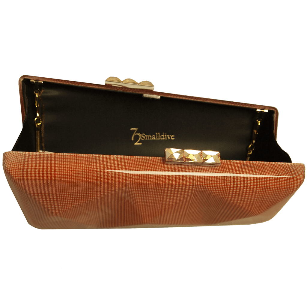 Minaudiére in Orange Glen Plaid