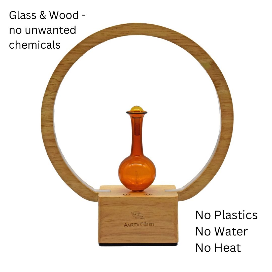 LUNA (Nebuliser+Ringlight) Waterless Essential oil Diffuser