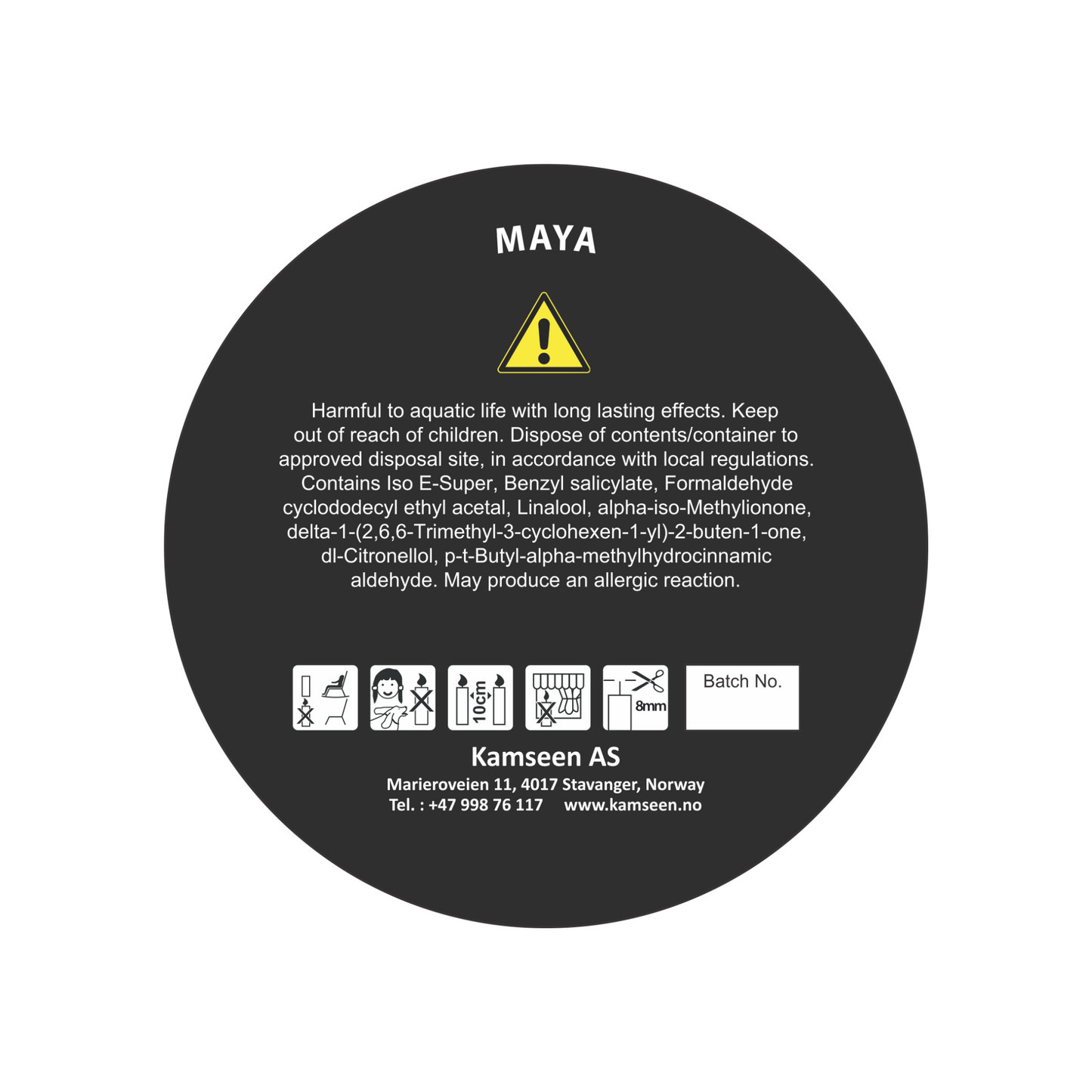 DUFTLYS MAYA- Peon, Jasmin og Fiol