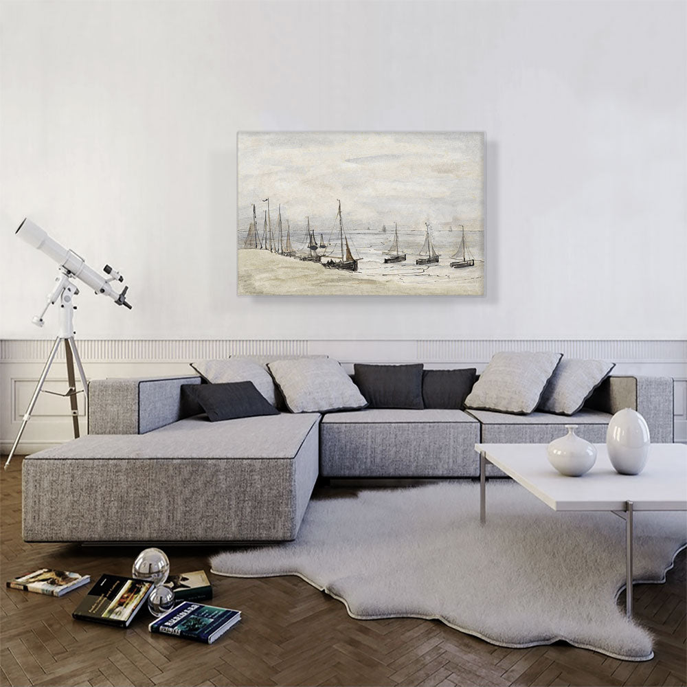 Fishing Spinks On The Beach 1915