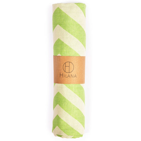 Mersin Chevron Towel / Blanket - Green