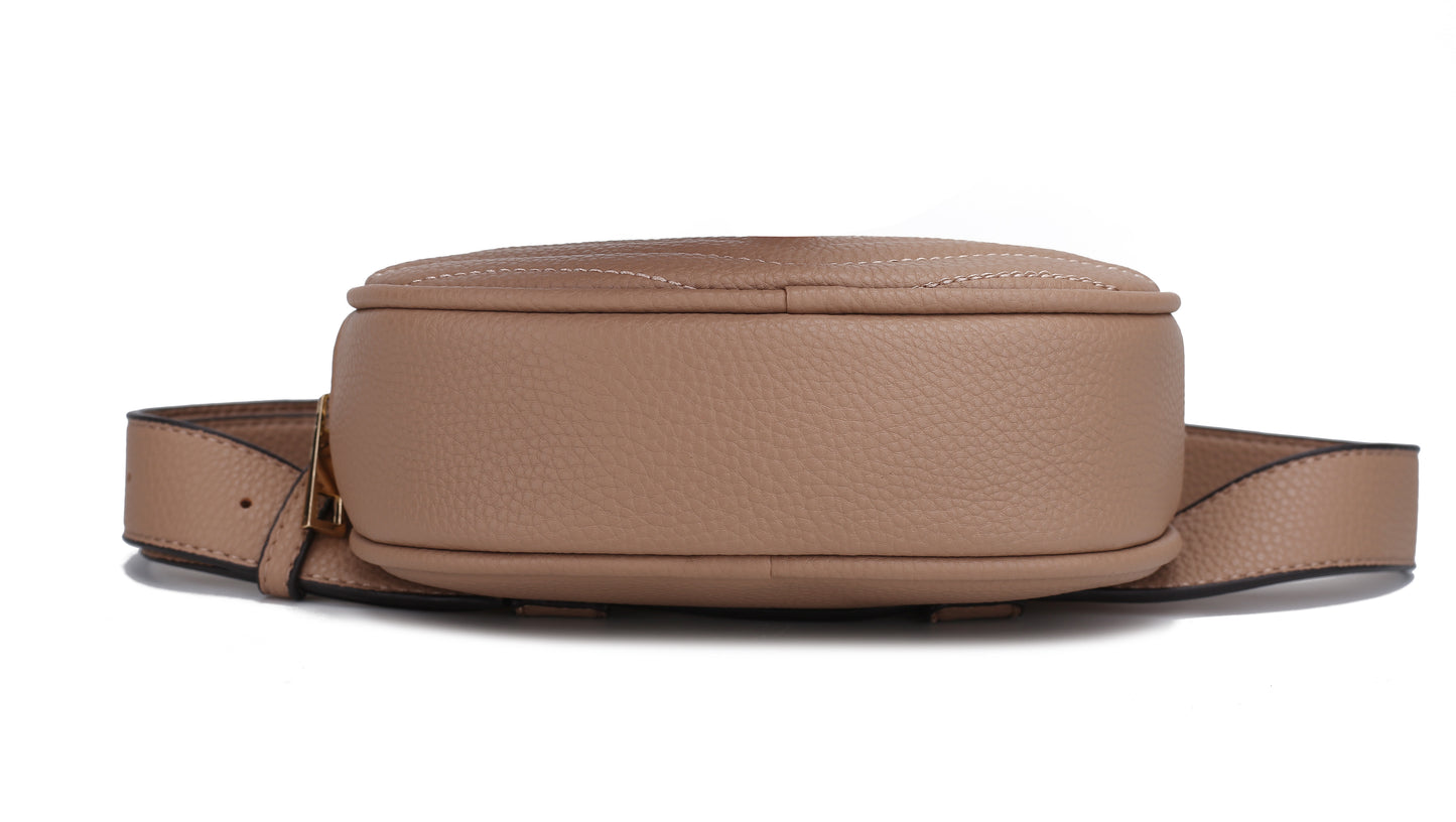 Fatima Quilted Chevron Women Belt Bag