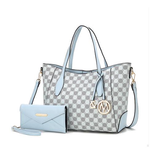 Gianna Vegan Leather Women Tote with matching Wallet