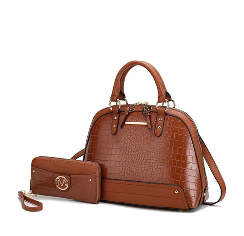 Nora Premium Croco Satchel Handbag For Women