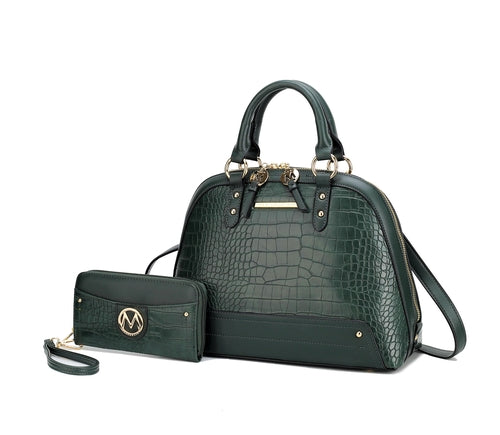Nora Premium Croco Satchel Handbag For Women