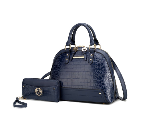 Nora Premium Croco Satchel Handbag For Women