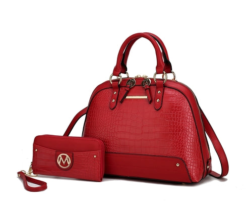 Nora Premium Croco Satchel Handbag For Women