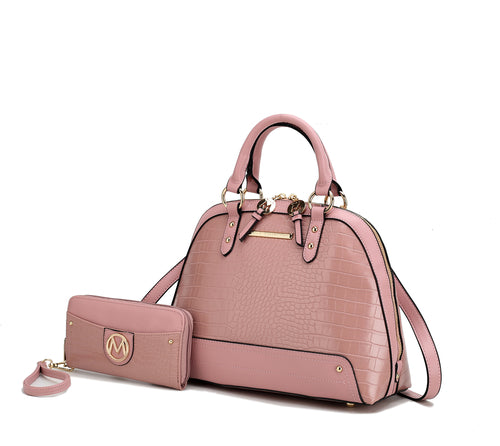 Nora Premium Croco Satchel Handbag For Women