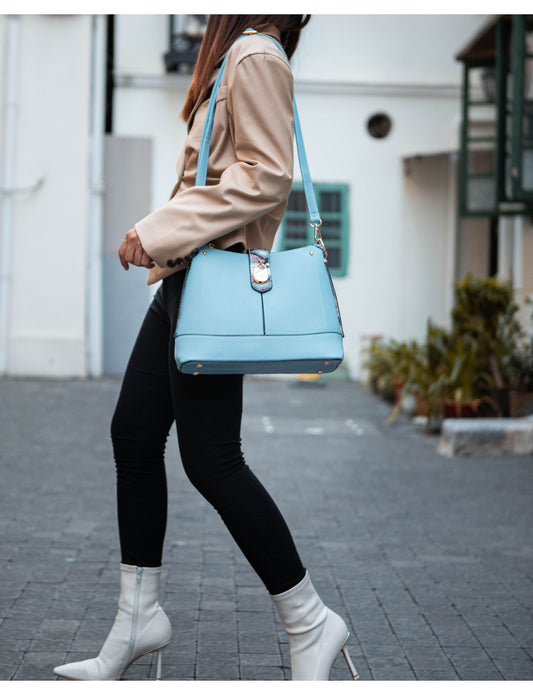 MKF Collection Ezra Snake embossed Shoulder Handbag by Mia K