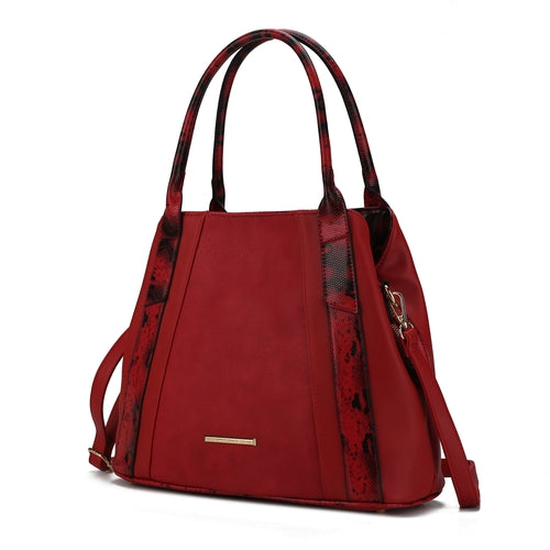 MKF Collection Kenna Snake embossed Tote Handbag by Mia K