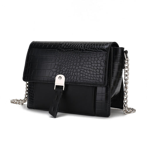 MKF Collection Hope Crocodile Embossed Shoulder Handbag by Mia K