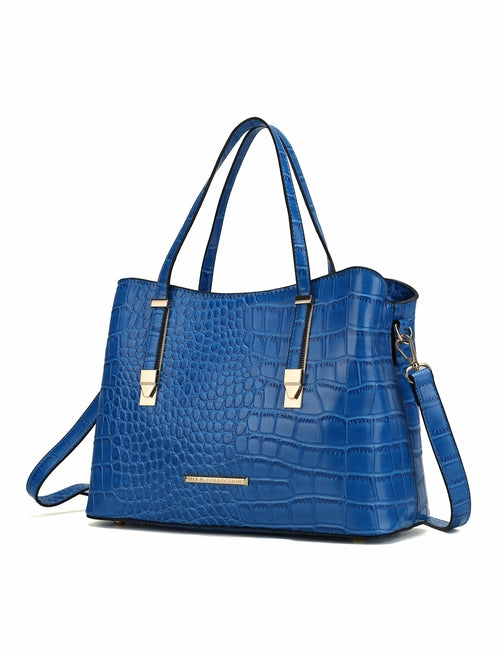 MKF CollectionAurelia Crocodile Embossed Tote Handbag by Mia K