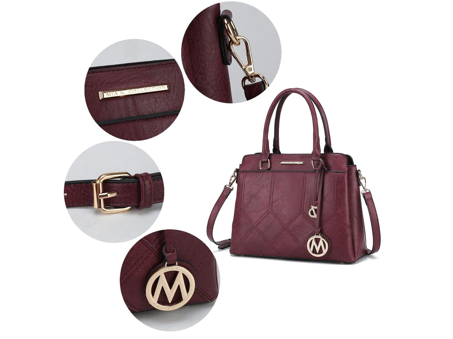 Elodie Triple Compartment Women Tote Bag