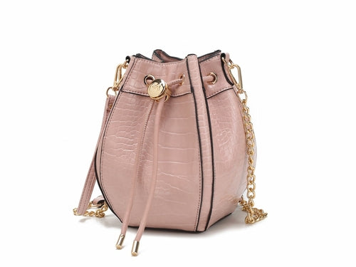 MKF Collection Cassidy Crocodile Embossed Women Shoulder Bag by Mia K