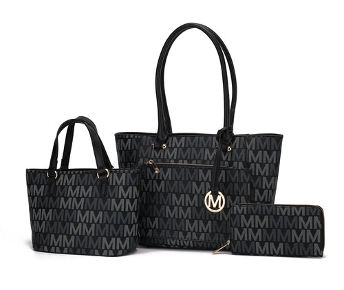 Lady II M Signature Tote & Wallet Set