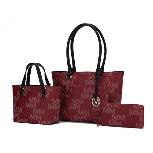 Lady II M Signature Tote & Wallet Set