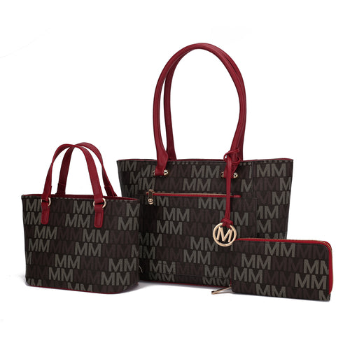 Lady II M Signature Tote & Wallet Set