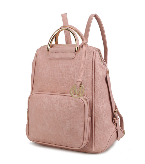 MKF Collection Torra Milan Signature Trendy Backpack By Mia k