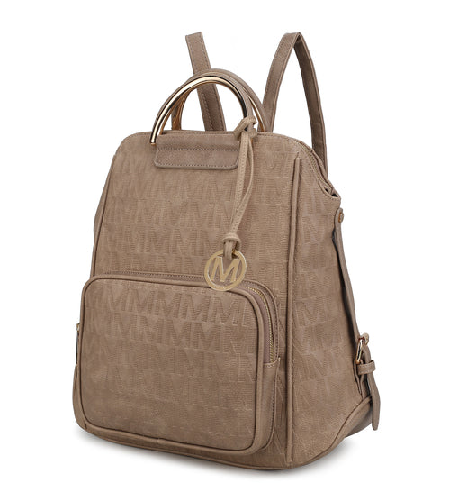 MKF Collection Torra Milan Signature Trendy Backpack By Mia k