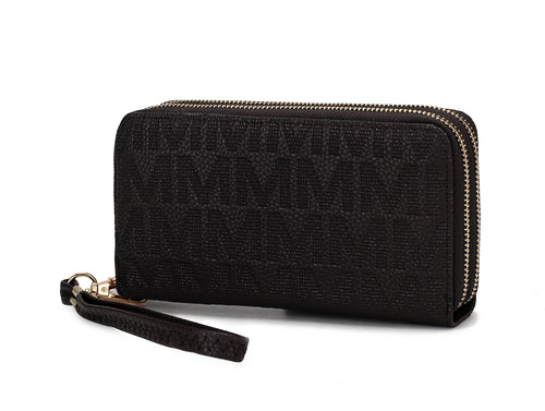 Lisbette Embossed M Signature Wallet