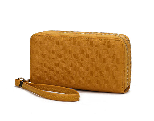 Lisbette Embossed M Signature Wallet