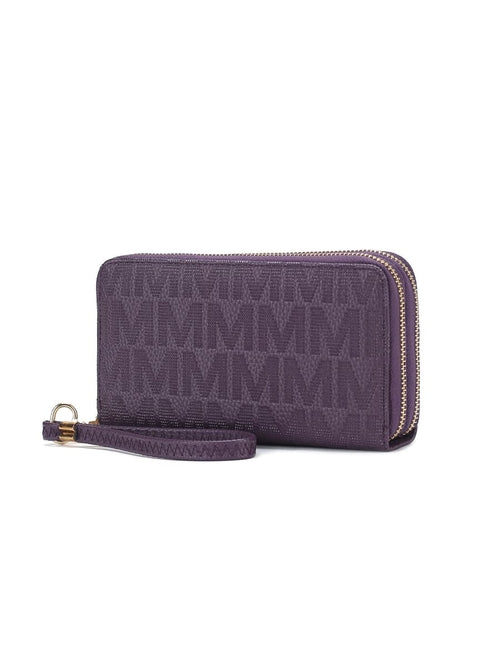 Lisbette Embossed M Signature Wallet