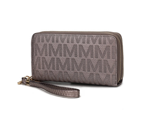 Lisbette Embossed M Signature Wallet