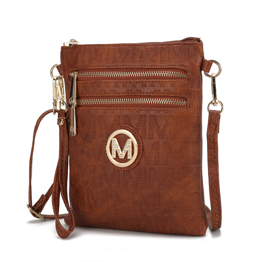 MKF Collection Andrea Milan M Signature Crossbody Bag by Mia K