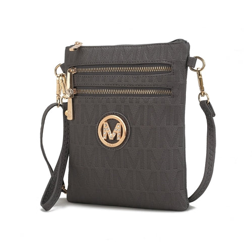 MKF Collection Andrea Milan M Signature Crossbody Bag by Mia K