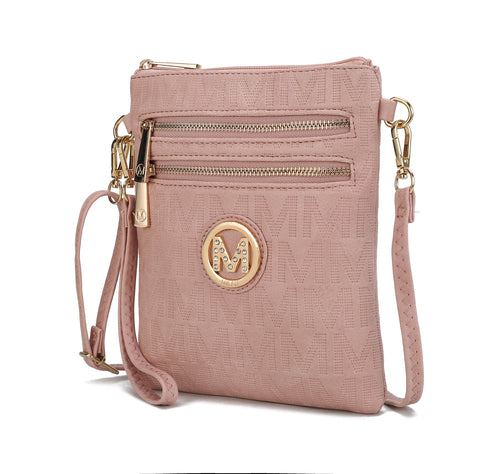 MKF Collection Andrea Milan M Signature Crossbody Bag by Mia K