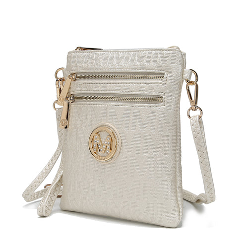 MKF Collection Andrea Milan M Signature Crossbody Bag by Mia K