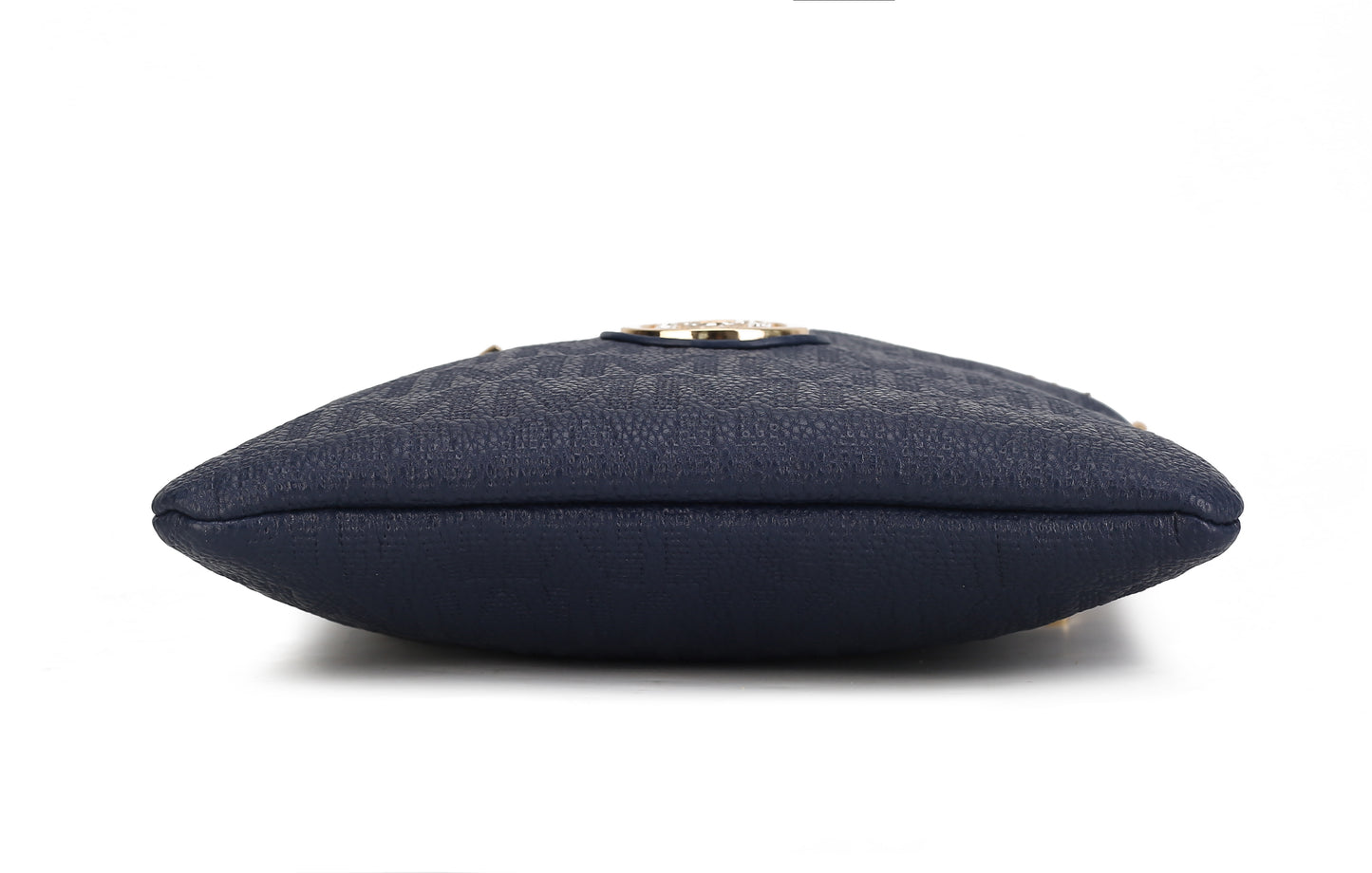 Lennit Embossed M Signature Crossbody Bag