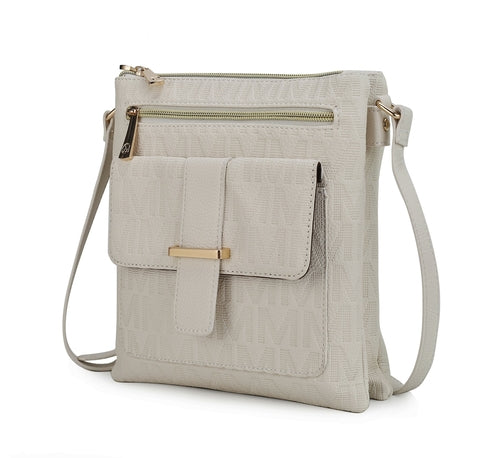 MKF Collection Janni Signature Embossed Crossbody Bag by Mia K