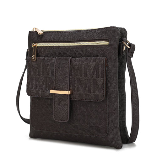 MKF Collection Janni Signature Embossed Crossbody Bag by Mia K