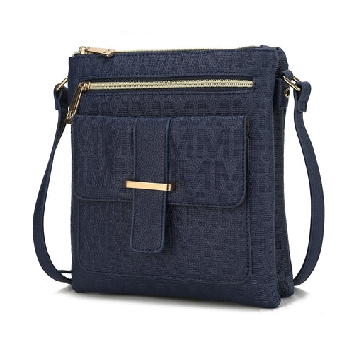 MKF Collection Janni Signature Embossed Crossbody Bag by Mia K