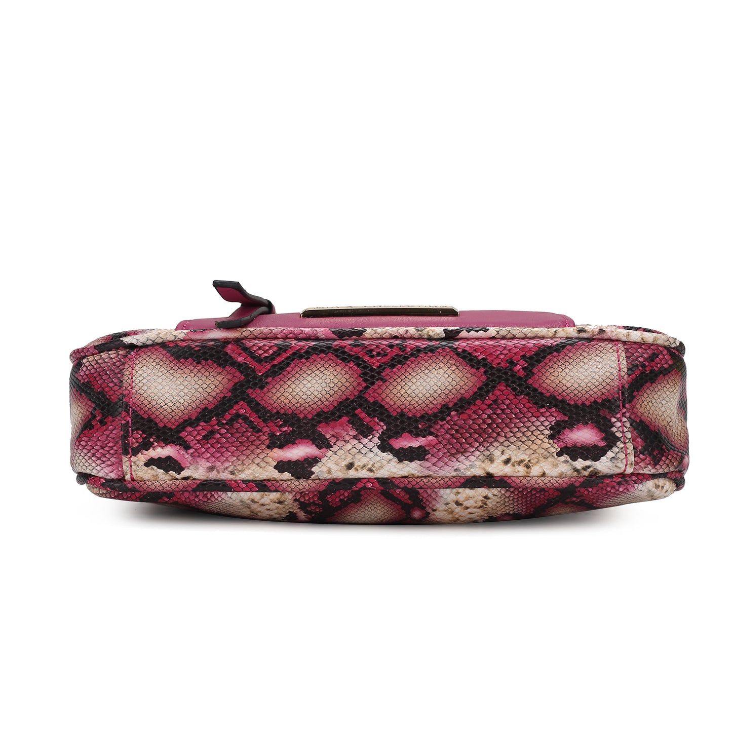 Essie Snake embossed Vegan Leather Crossbody